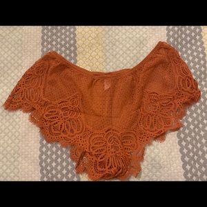 Victoria’s Secret Burnt Orange Lingerie Bottoms